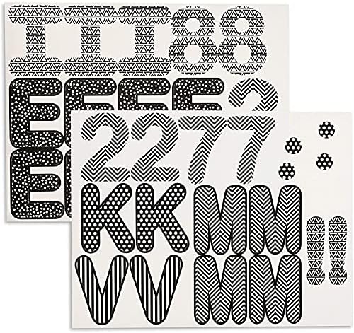 Juvale Bilten ploča s abecednim slovima i brojevima