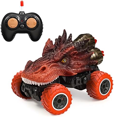 Igračke dinosaura za 3-5 godina, mini automobil za daljinsko upravljanje za dječake 4-7, čudovišta kamioni za dječake 3 godine, trkački