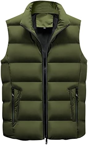 Uofoco uredska jakna muški plus sizen jeseni tenkovi Osnovni udoban vjetrovitni prsluk s patentnim zatvaračem podrumljive jakne za