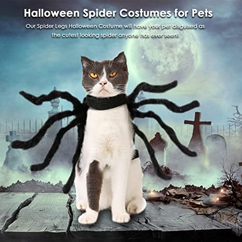 Paukovo odijelo za pse za zabavu za Noć vještica, Kućni Ljubimci kostimi za paukovo odijelo za odijevanje Pribor za odjeću za male