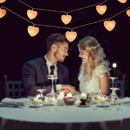 UCTek Velika svjetla za srce, Valentinovo ljubavno oblik srca LED lampica, baterija napajana za dječju spavaću sobu prijedlog za vjenčanje