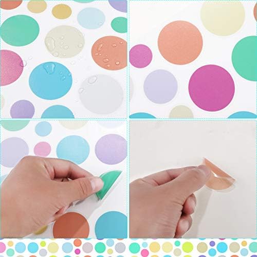 288 komada polka točkice zidne naljepnice velike okrugle polka točke konfete zidne naljepnice razlikovane polka dot naljepnice za bebe