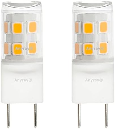 Anyray -Led žarulje G8S Zamjena žarulja sa žarnom niti za mikrovalne pećnice Samsung ME18H7045FS 120V 20W G8