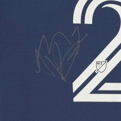 Perry Kitchen LA Galaxy Autographed Metch -korišteni 2 Blue Jersey iz sezone 2020 MLS - Autografirani nogometni dresovi