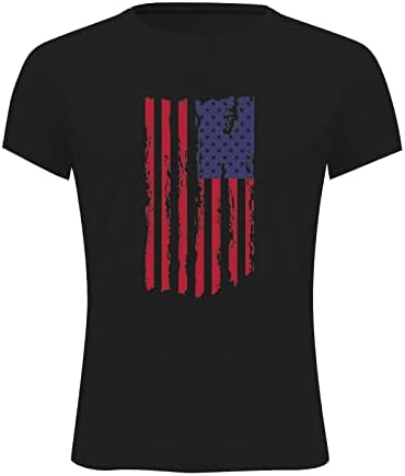 UBST 4. srpnja muški vojnik majice kratkih rukava retro američke zastave thirt ljetna patriotski mišić vitki fit majice vrhovi