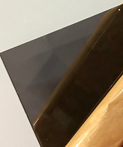 Sibe -R plastična opskrba - tamno sivi/dim prozirni akrilni pleksiglass 2074-1/8 - 24 x 36 akrilna plastična list