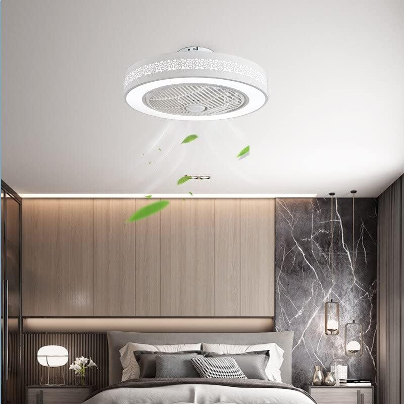 Chezmax stropni ventilator+svjetiljka s zatamnjenjem daljinskog upravljača za dnevnu sobu Dekor Stropni ventilator s svjetlima dobro
