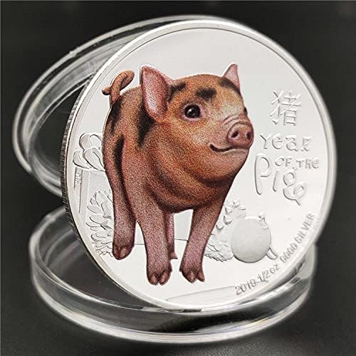 Ada Crypto Coin Cryptocurrency Omiljena kovanica Australija godina svinjske australske zodijačke novčiće retro kolekcija Komemorativna