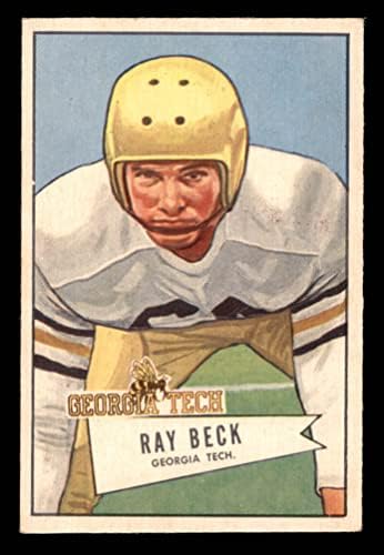 1952. Bowman Small 51 Ray Beck New York Giants-FB Ex/MT Giants-FB Georgia Tech Tech