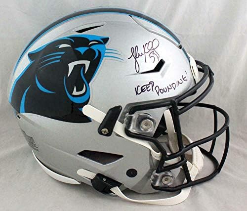 Luke Kechli potpisao je kacigu s autogramom s autogramom-NFL kacige s autogramom