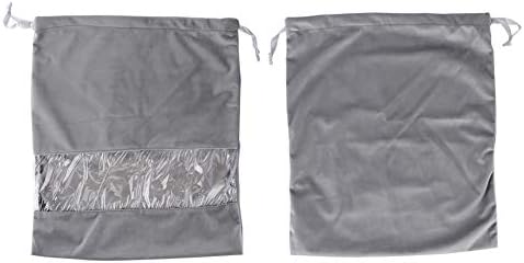 3PCS vrećica za izvlačenje, baršunasta torba za odlaganje, kozmetička torba s prozirnim prozorom, praktični organizator za odlaganje