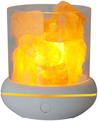 KHFFFI USB kristalno kameno noćno svjetlo Aromaterapije Difuzor esencijalnog ulja sa šarenim svjetlima