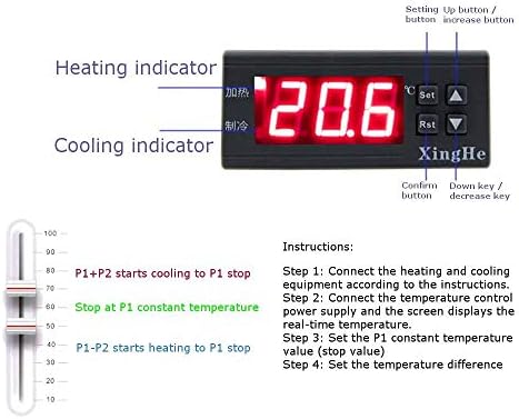 Bingfang-W Indikatori DC12/DC24/AC220 Automatski grijanje za hlađenje termostata 2 Grupa izlaz gornja i donja granica 2 releja releja