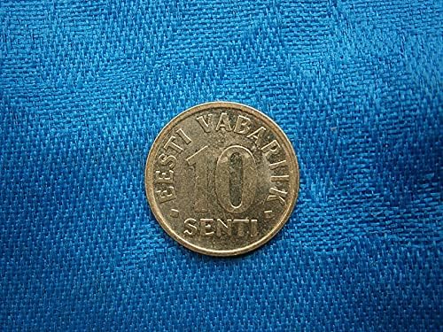 Europska europska nova Estonija 10 bodova Coin 2008 Verzija prikupljanja darova stranih kovanica Estonija 1 euro divizija Coin godina