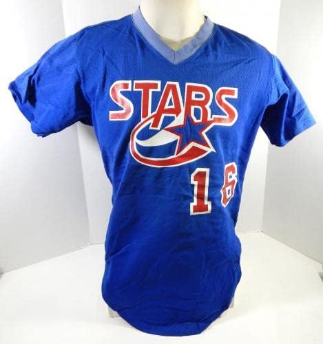 Krajem 1980 -ih početkom 1990 -ih Huntsville Stars 16 Igra korištena Blue Jersey 42 DP23952 - Igra korištena MLB dresova