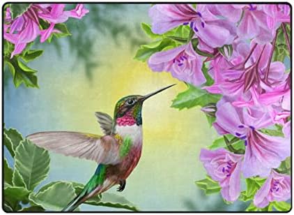 Baxiej hummingbird cvjetovi veliki mekani prostirki prostirke vrtić playmat prostirka za djecu koja igraju sobu spavaća soba dnevna