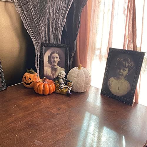 Lanv Lanrena ukrasi za Halloween 3 PCS - 3D Promjena lica Moving Frame Frame Portret Lady Girl - Dekori horora za zastrašujuću zabavnu