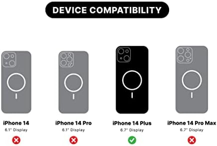 Popsockets iPhone 14 Plus za magsafe s prianjanjem telefona i tobogana, kompatibilno s bežičnim punjenjem - ružičasti prozirni