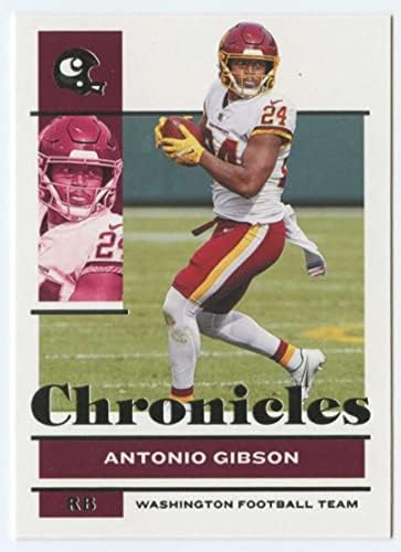 2021 Panini Chronicles 97 Antonio Gibson Washington Nogometni tim NFL nogometna trgovačka karta