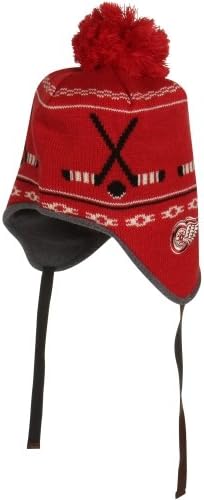 Detroit Red Wings String pleteni CCM šešir s pom & tasps - crveno