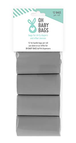 Oh dječje vrećice - 8 kartica za zaglavlje za punjenje valjaka - samo siva eng