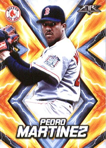 2017 Topps Fire 45 Pedro Martinez Boston Red Sox Službeni MLB trgovačka kartica u sirovom stanju
