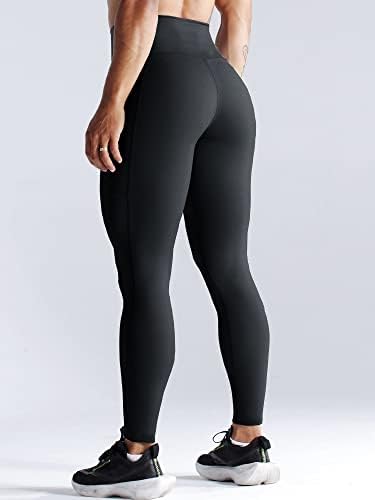 Cadmus s visokim strukom gamaša za žene, joga hlače za kontrolu trbuha s džepovima, 2 ili 3 pakiranja