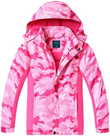 Vodootporni izolirani zimski kaputi za dječake i djevojčice, skijaške jakne s kapuljačom s debelom podstavom od flisa
