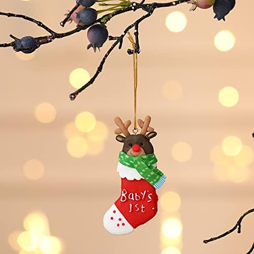 Teal vijenac za kamin božićno drvce meka glina privjesak božićni privjesak za privjesak ukras ukras ukrasna uskršnja jaja za prikaz