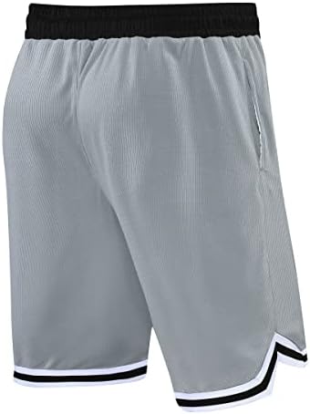 AOPASPOSP 2/3 košarkaške gaćice s džepovima s patentnim zatvaračem za muškarce, aktivne atletske kratke hlače
