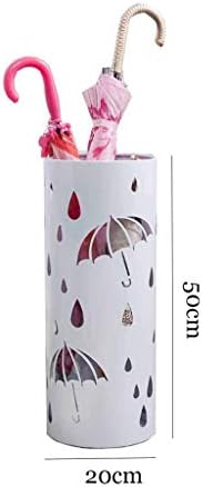 BKGDO kišobran, okrugli držač kišobrana, metalni kišobran, kišobran stalak za dom i ured slobodno stojeći za štapiće i štapiće za hodanje/b