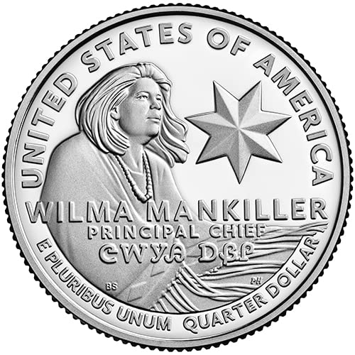 2022. S srebrni dokaz American Women Quarter Wilma Mankiller Quarter Choice Necirculirana američka metvica