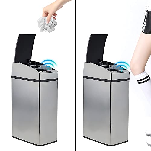 Yjjdxdp pametna kanta za smeće indukcije prašine automatski ir senzor smeće smeće može otpadne kante za čišćenje pribora za čišćenje
