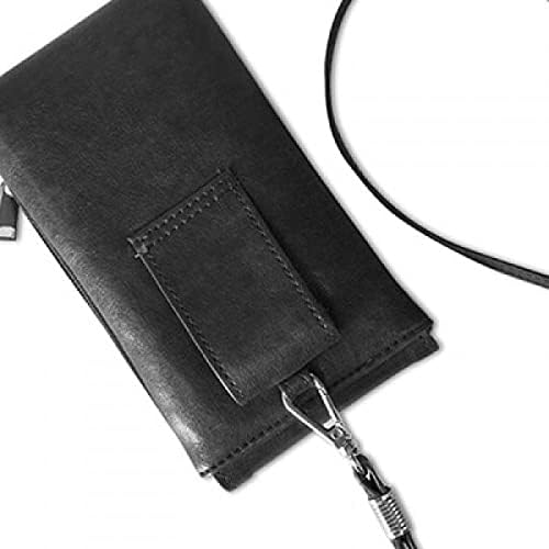 Maslačak kabinski stol vaza akvarelna slika telefonska torbica za novčanik viseća mobilna vrećica crni džep