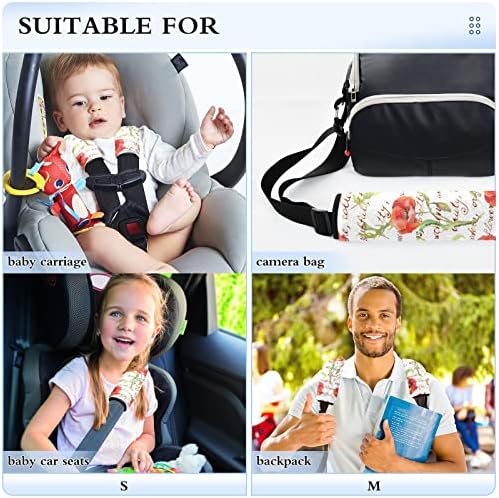 Makovi cvjetovi ljetni sigurnosni pojas pokriva auto sigurnosni remen pokrov mekanog udobnog sigurnosnog pojasa za odrasle djece automobil