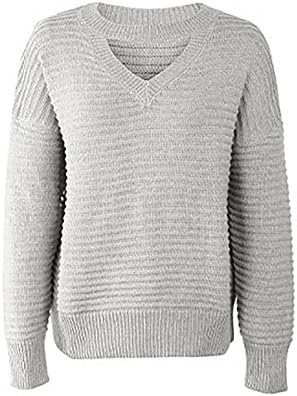 Džemperi za žene dugi rukavi topli debeli pleteni vrhovi jednostavne udobne osnovne košulje za žene haljine casual
