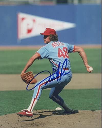 Dickie Noles Philadelphia Phillies potpisala je Autografirana 8x10 fotografija w/coa
