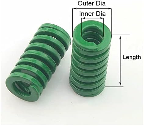 Kompresijske opruge prikladne su za većinu popravka i 1 komad zelene teške dužnosti vrtenja vanjskog promjera 16/18/20 mm Spiral Spiral