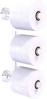 Držač toaletnog papira u roli od 24 do 3 do 3 inča, polirani krom