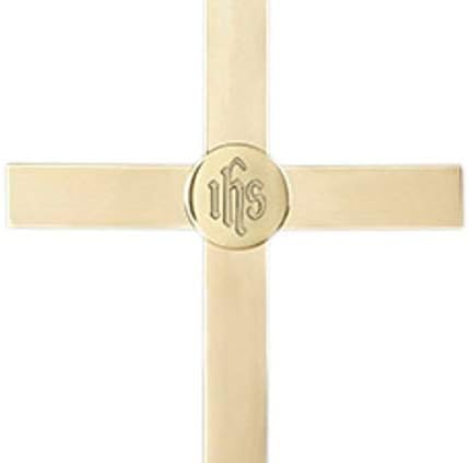 Sudbury Brass Classic oltar križ s IHS amblemom, 24 inča