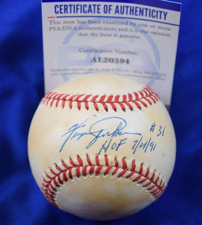 Fergie Jenkins HOF 91 PSA DNA COA Autograph National League Onl potpisao bejzbol - Autografirani bejzbol