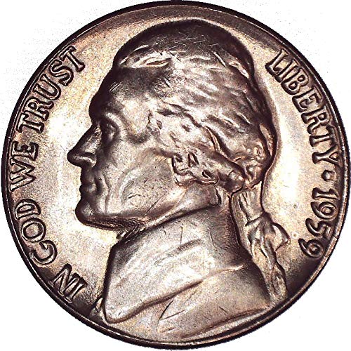 1959. Jefferson Nickel 5c Sjajno necirkulirano