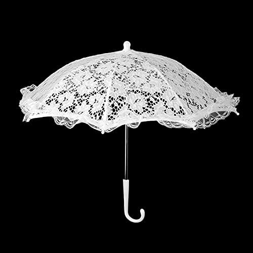Kišobran čipka vjenčanje, 43 * 8 * 3 zanatske cvjetove čipke čipke za vez kišobrana pozornica mini ukrasni ukras za ukrašavanje kišobrana