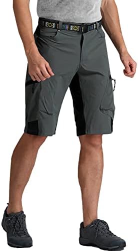 Magcomsen muške planinarske kratke hlače 5 džepova ripstop, brze suhe, ljetne atletske kratke hlače za vježbanje, planinarenje, biciklizam
