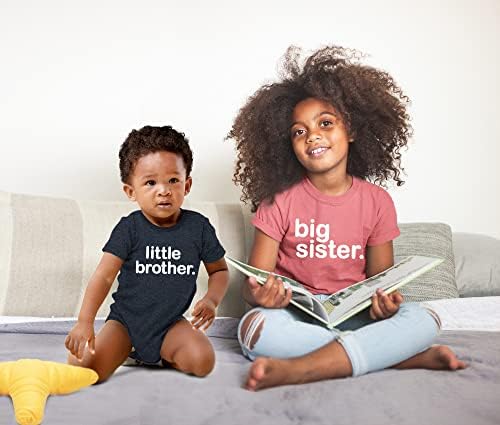 Outfit Big Sestra Little Brother Odgovarajući košulje sets Košulja za bebe novorođenčad