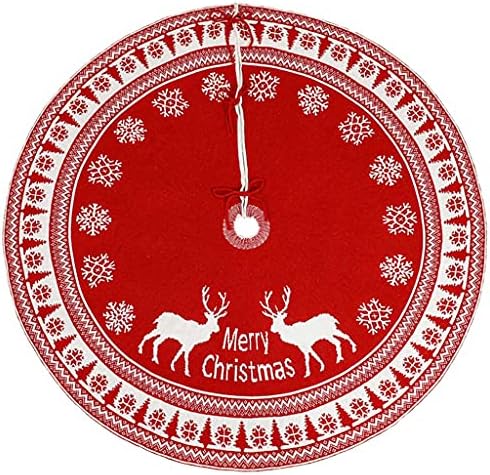 Cucudai božićni ukras suknja stabla suknja od 47 inča snježna pahuljica ručak rustikalni ukrasi zatvoreni vanjski zimski novi godina