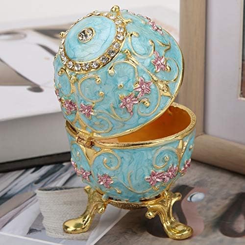 PSSOPP Umjetno uskršnje jaje Emajlirano ručno obojeno jaje Oblik nakita Klasični ukrasi legura za zanat za dekor doma savršen poklon