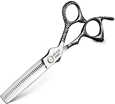 Profesionalne frizerske škare 6 -inčni srebrni 440c Škare za rezanje čelika za kosu za kosu za kosu za brijačni salon kod muškaraca