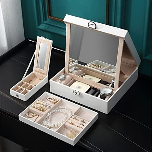 Kutija za nakit u europskom stilu zaključana kutija za pohranu nakita nakit Sat ogrlica narukvica kutija