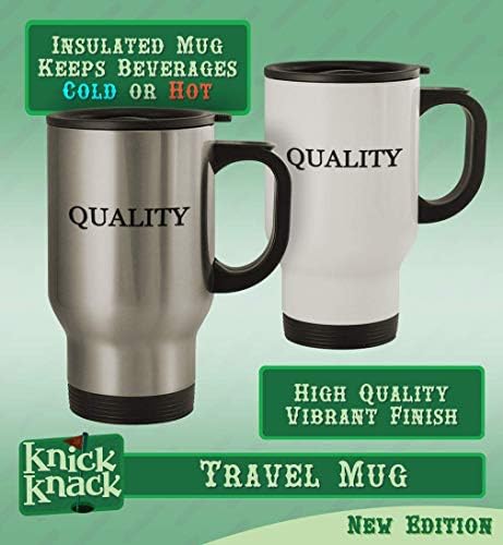 Knick Knack Pokloni Vertikalnost - hashtag od nehrđajućeg čelika od 14oz šalica za kavu, srebro